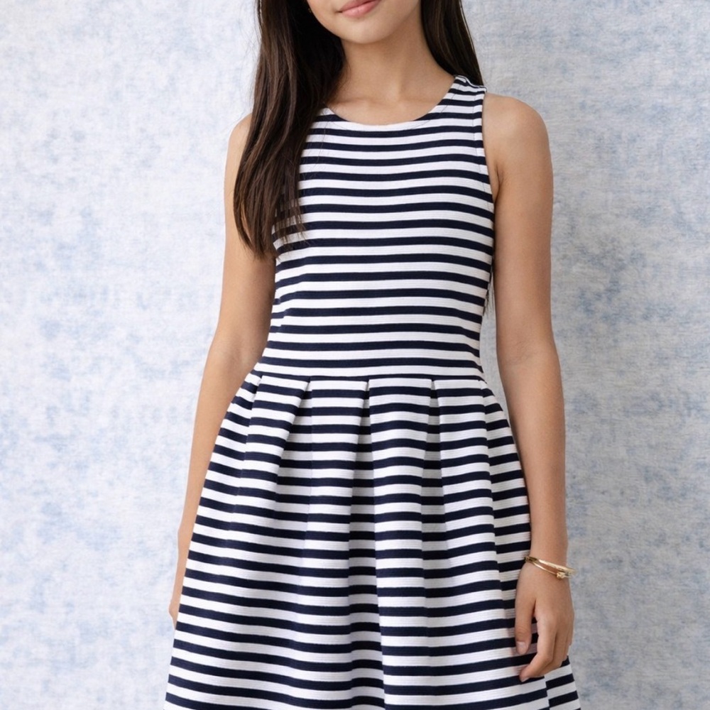 Polo by Ralph Lauren Striped Dress in Navy and White